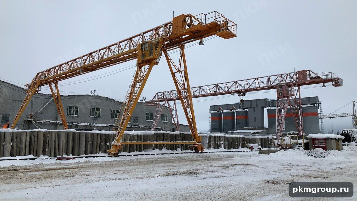 Козловой кран после капитального ремонта металлоконструкций и механизмов