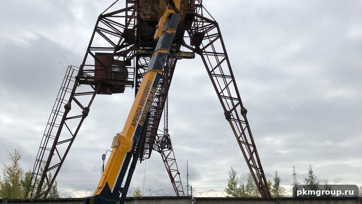 Монтаж козловых кранов