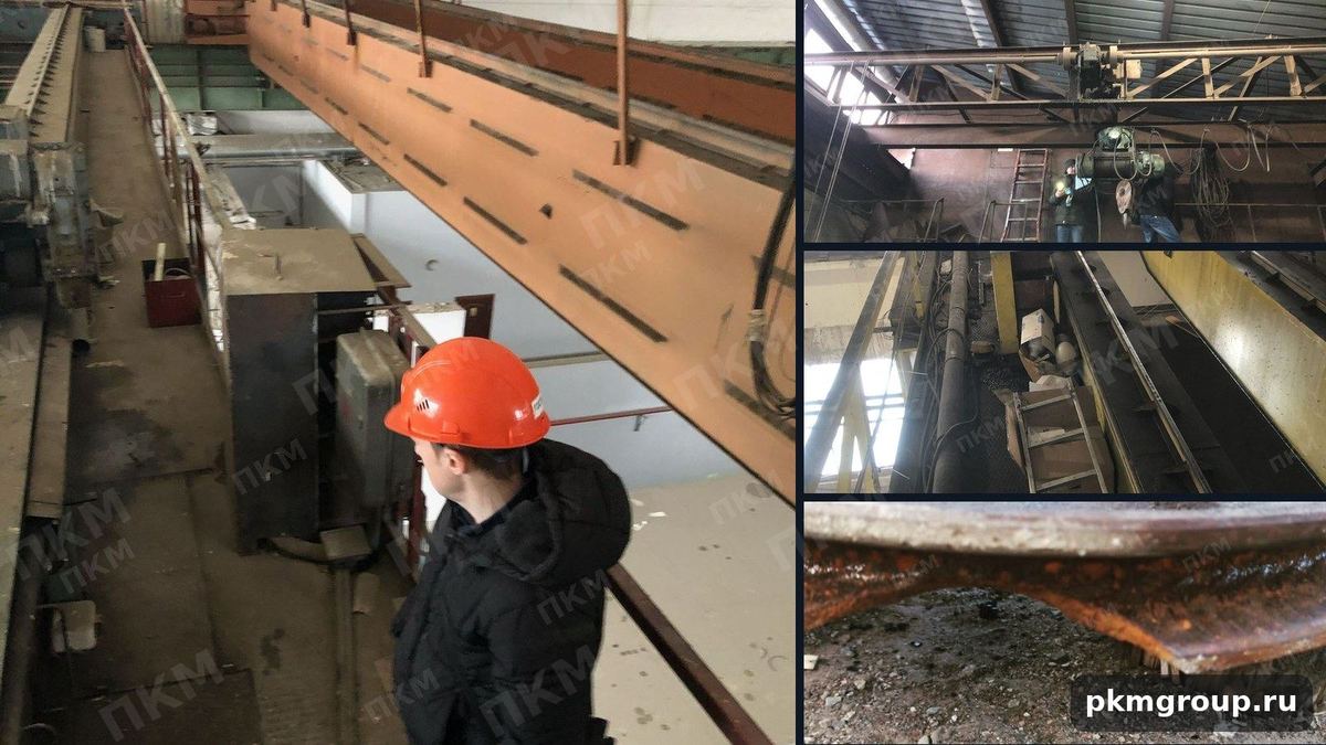 Инженер осматривает кран, замеры узлов и износ ходового колеса — ПроектКранМонтаж Инженер осматривает кран, замеры узлов и износ ходового колеса